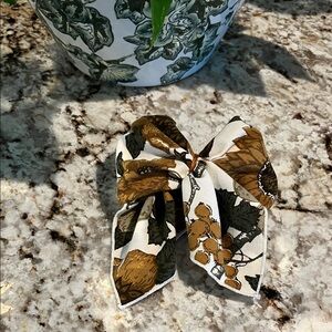 Floral Patterned Hair Bow for Kids